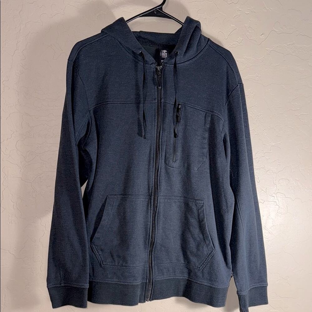 Mountain hardware men’s firetower zip front hoodie sweatshirt size large
